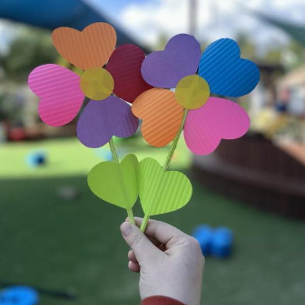 A Mother's Day flower bouquet.