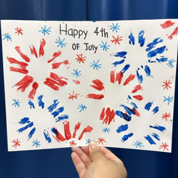 Fourth of July firework craft.