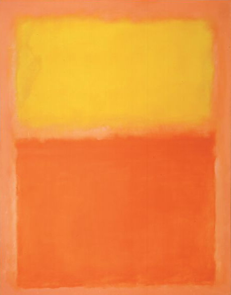 Orange and Yellow by Mark Rothko