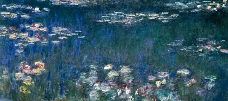 Water Lilies, Green Harmony, Claude Monet