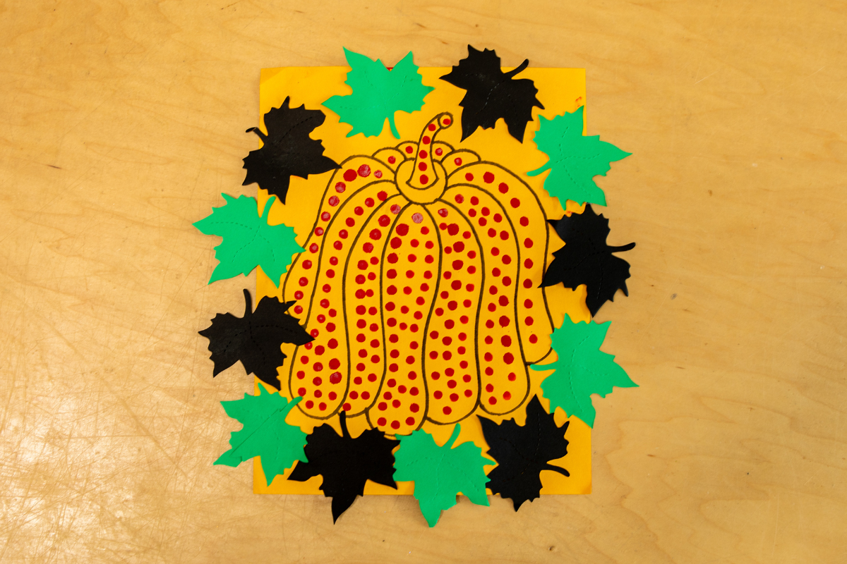 Ph paper dot pumpkin